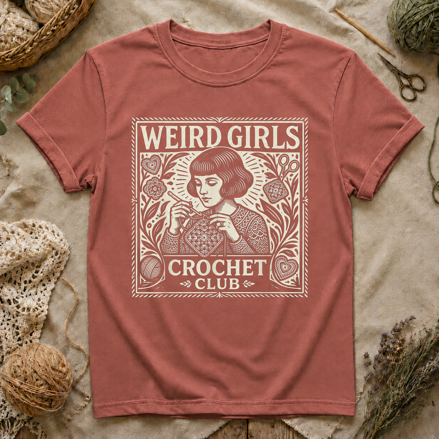 Weird Girls Crochet Club T‑Shirt