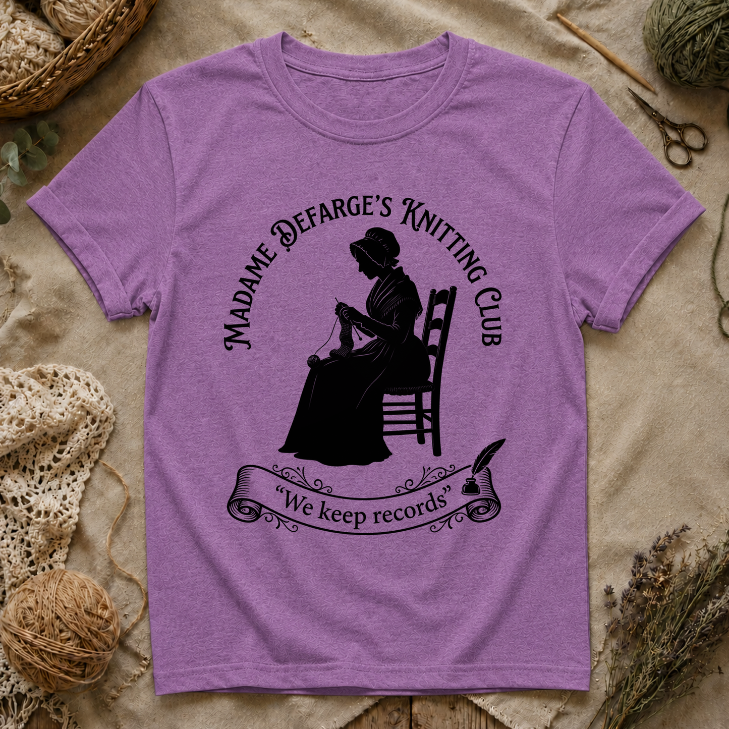Madame Defarge’s Knitting Club T-Shirt