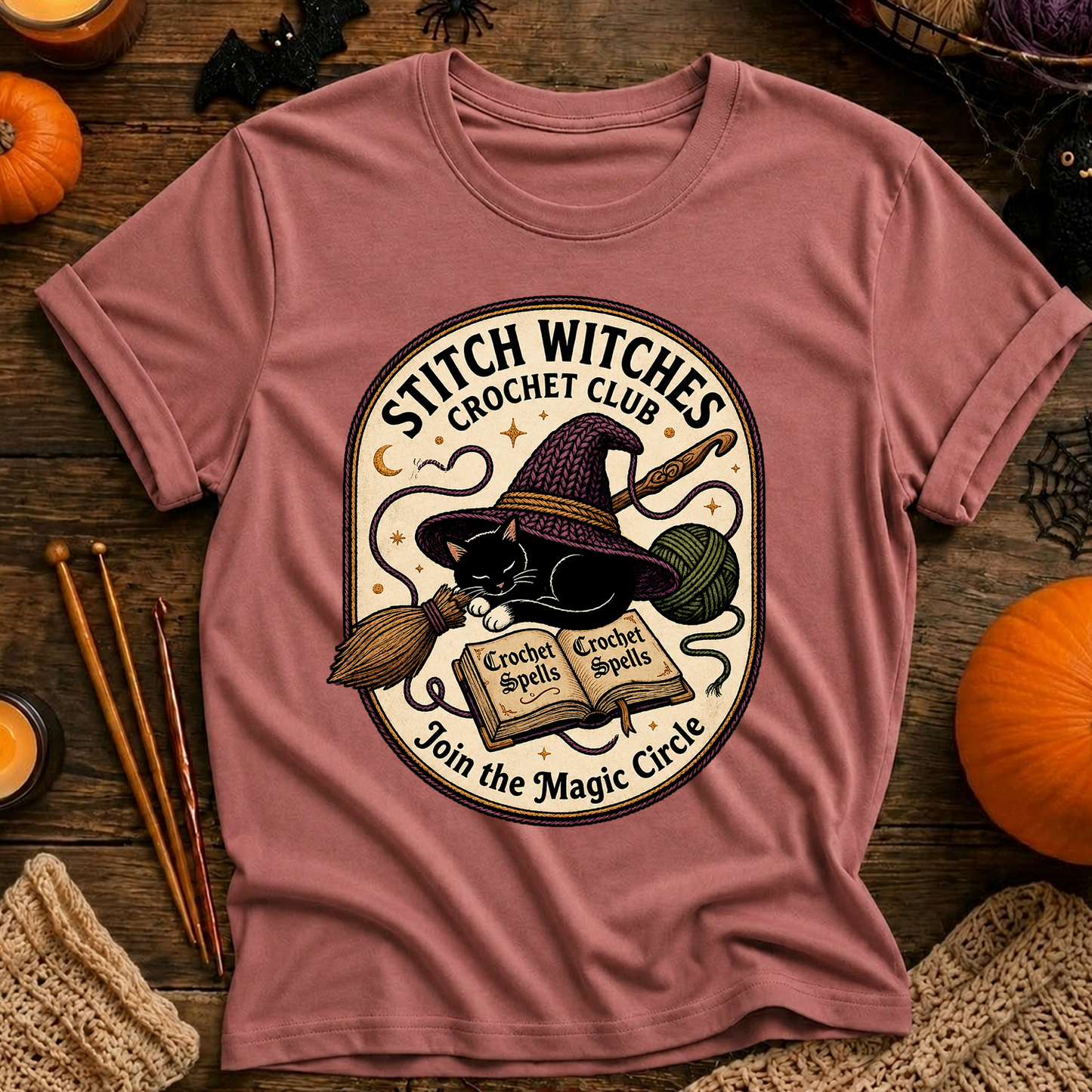 STITCH WITCHES CROCHET CLUB T-Shirt
