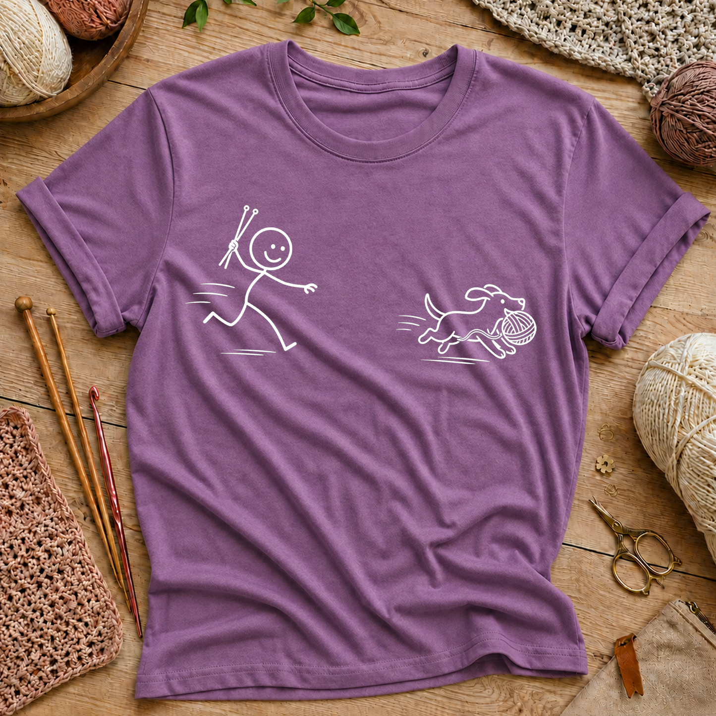 Knitting Lover T‑Shirt