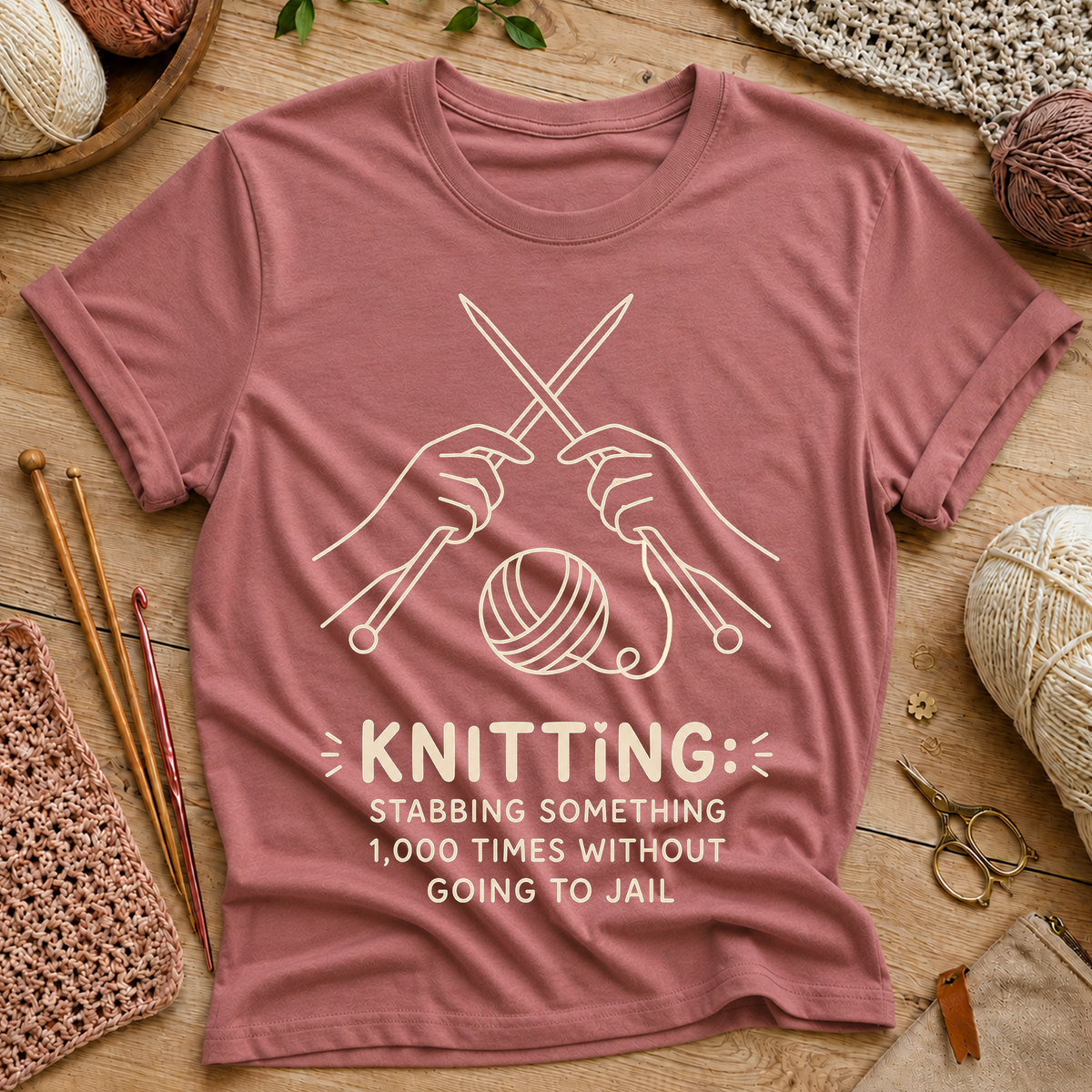 Knitting Club T‑Shirt