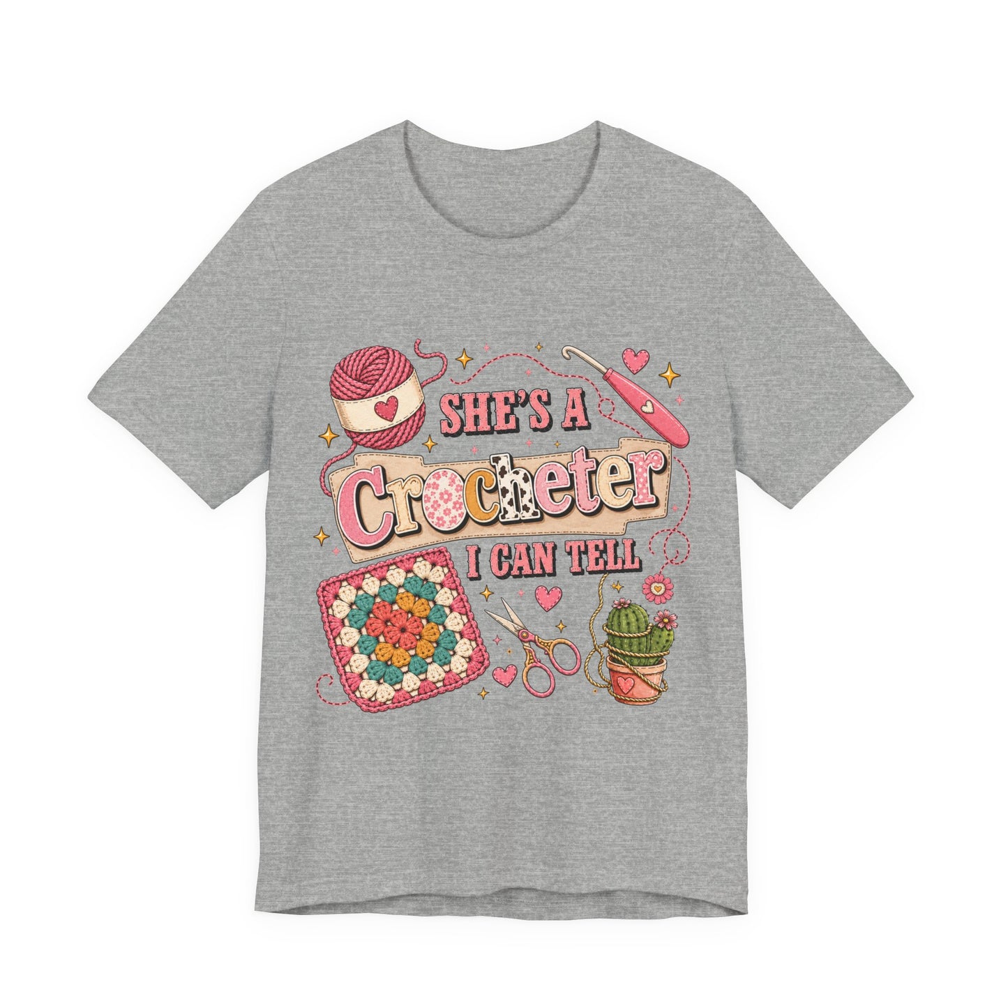 She's A Crocheter I Can Tell T‑Shirt