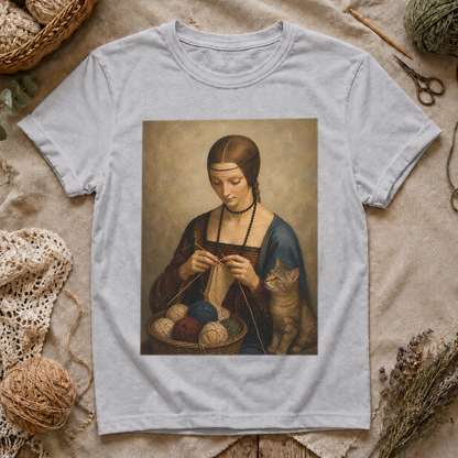 Vintage Knitting Lady T-Shirt