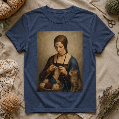 Vintage Knitting Lady T-Shirt