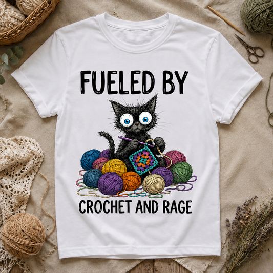 Fueled by Crochet and Rage T-Shirt