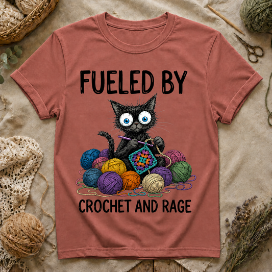 Fueled by Crochet and Rage T-Shirt