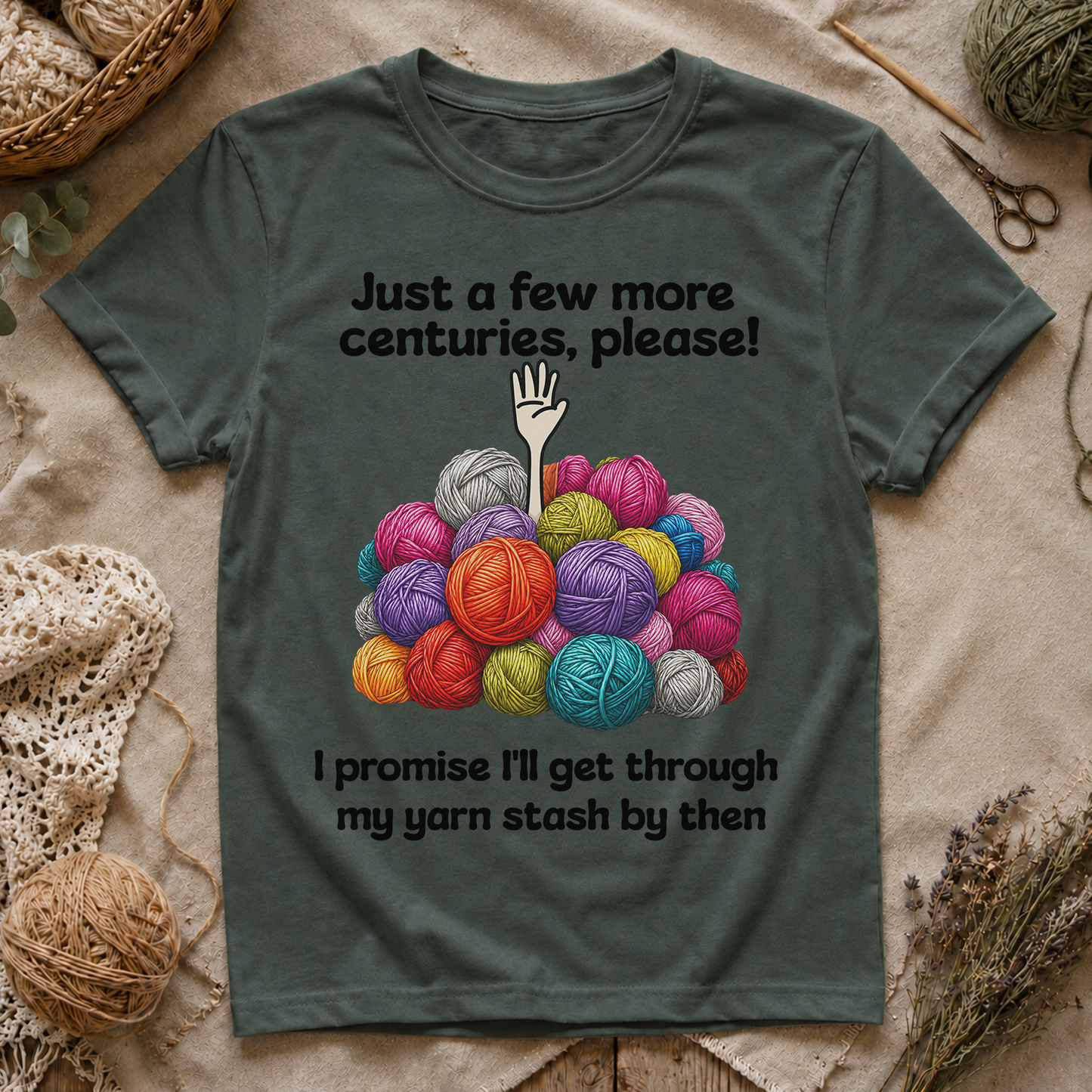 Knitting Humor T‑Shirt