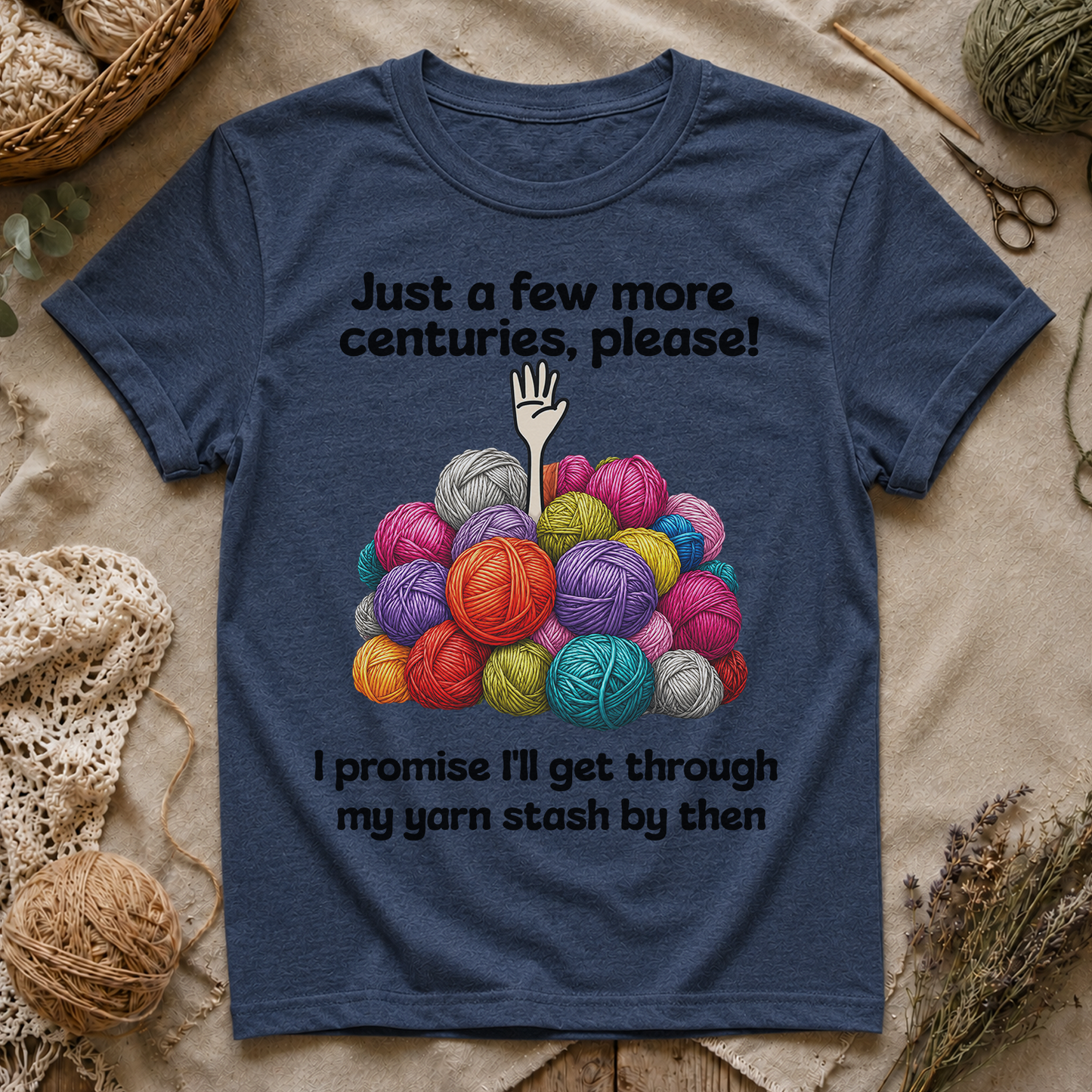 Knitting Humor T‑Shirt