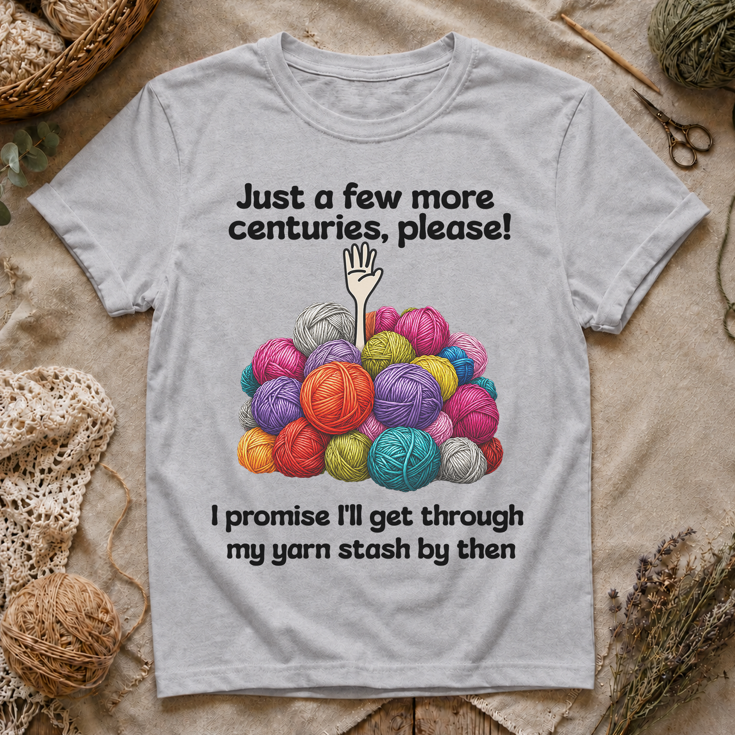 Knitting Humor T‑Shirt