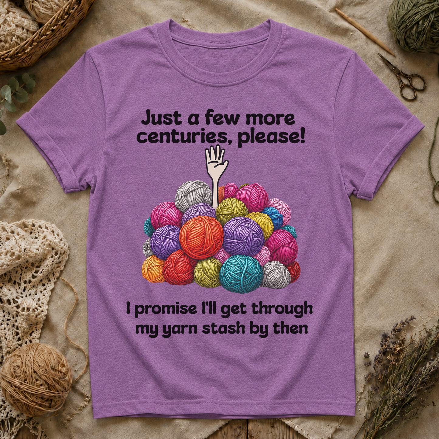 Knitting Humor T‑Shirt