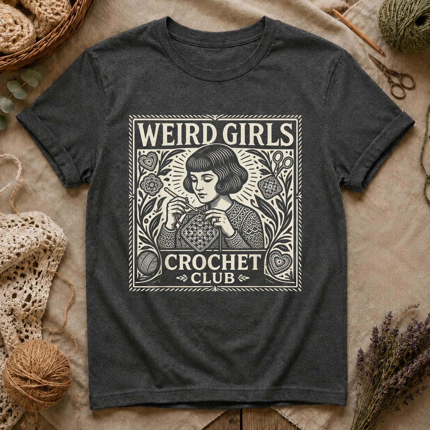 Weird Girls Crochet Club T‑Shirt