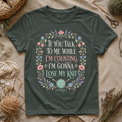 Knitting Quote T-Shirt