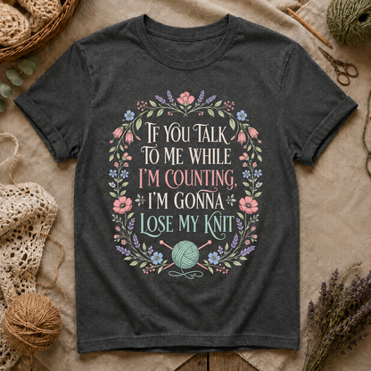 Knitting Quote T-Shirt