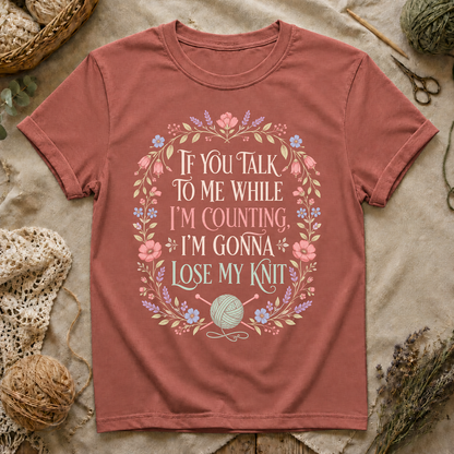 Knitting Quote T-Shirt