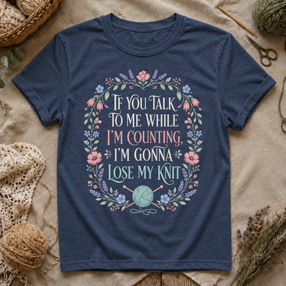Knitting Quote T-Shirt