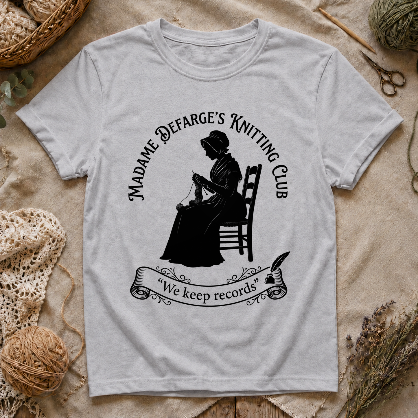 Madame Defarge’s Knitting Club T-Shirt