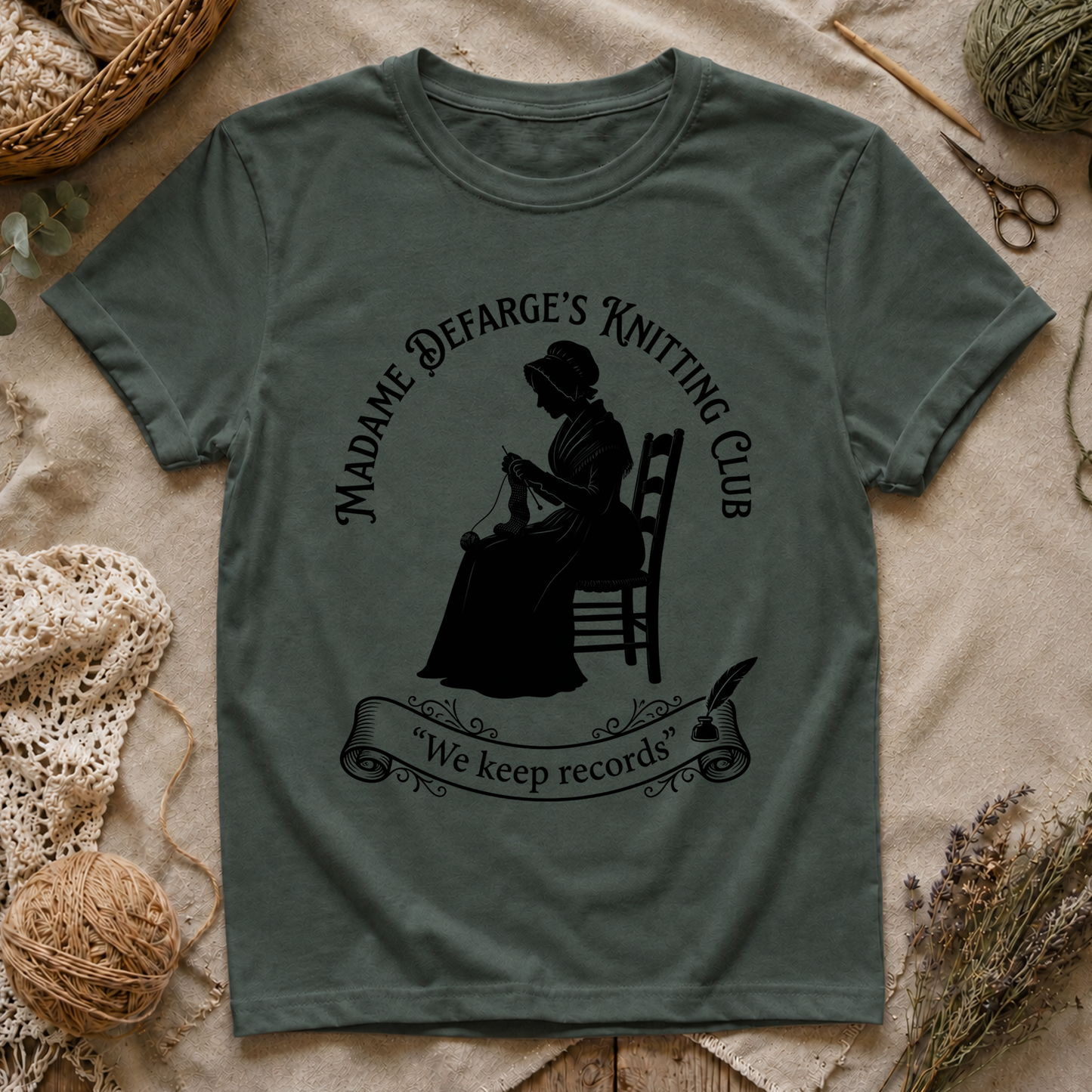 Madame Defarge’s Knitting Club T-Shirt