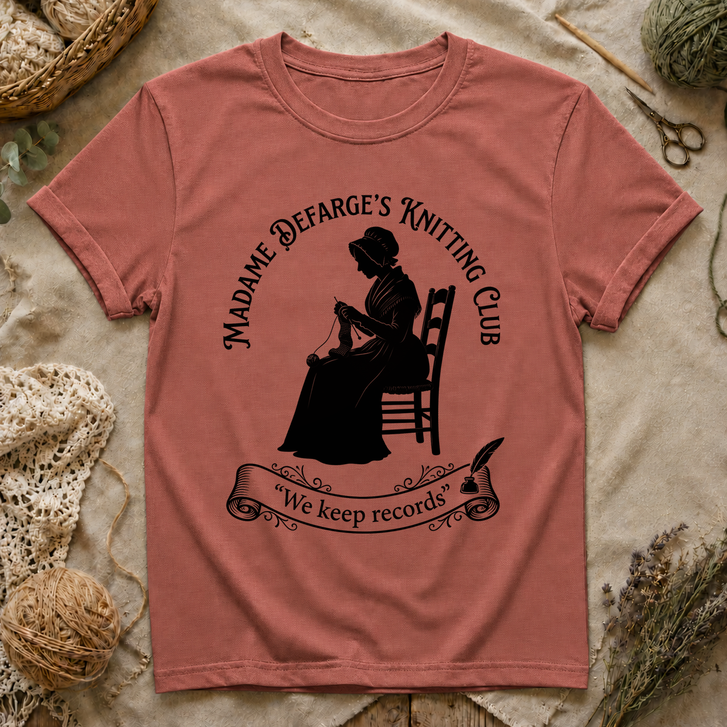 Madame Defarge’s Knitting Club T-Shirt