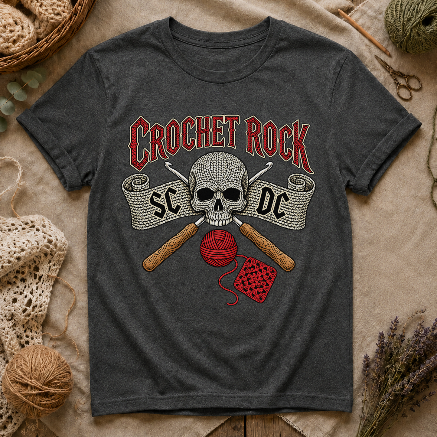 Crochet Rock T-Shirt