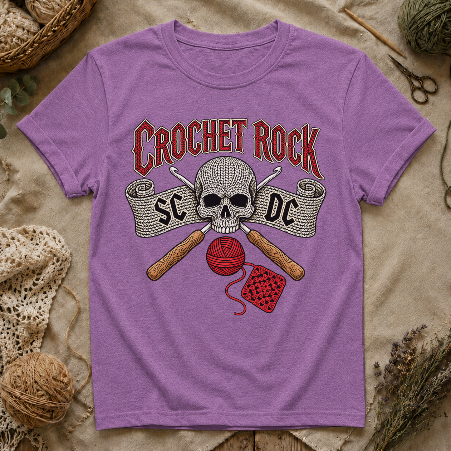 Crochet Rock T-Shirt