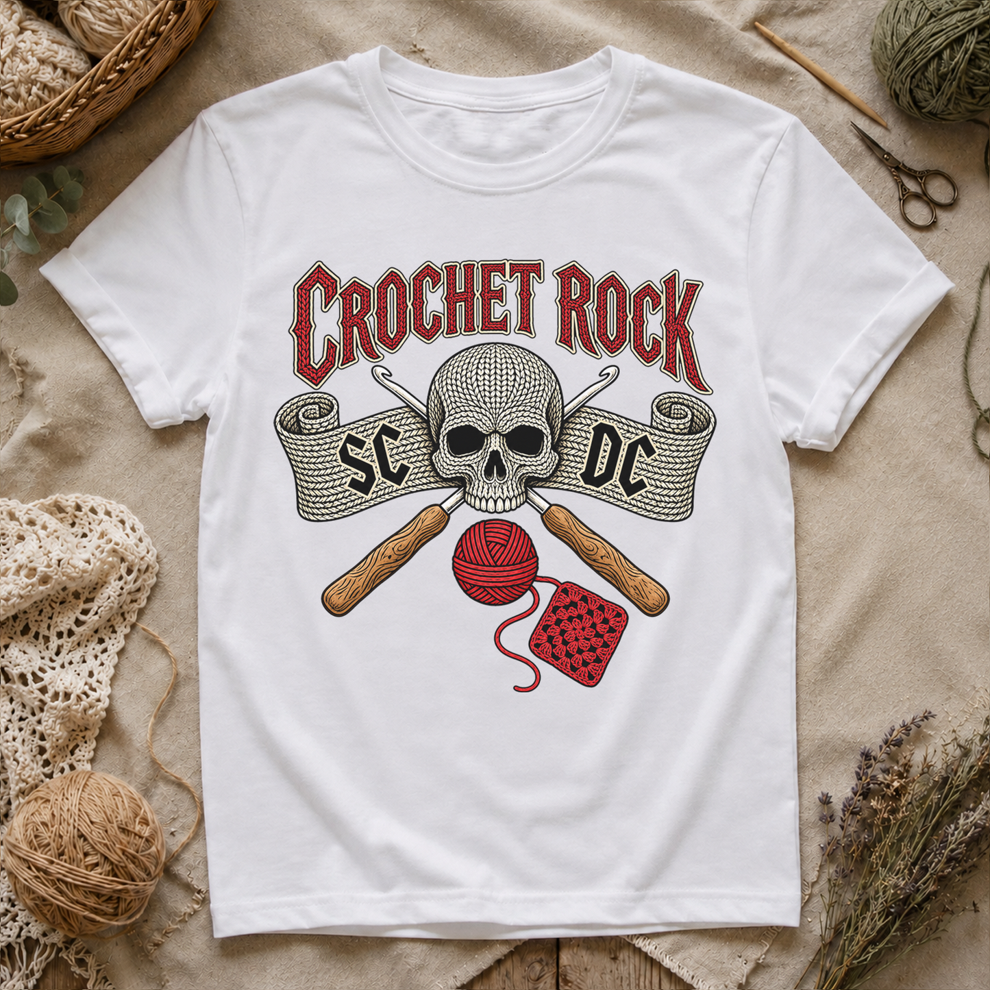 Crochet Rock T-Shirt