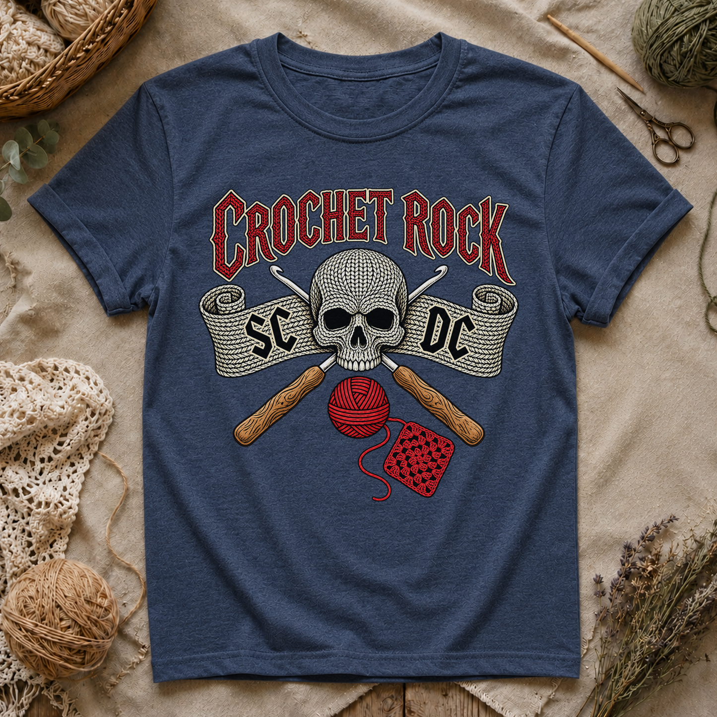 Crochet Rock T-Shirt