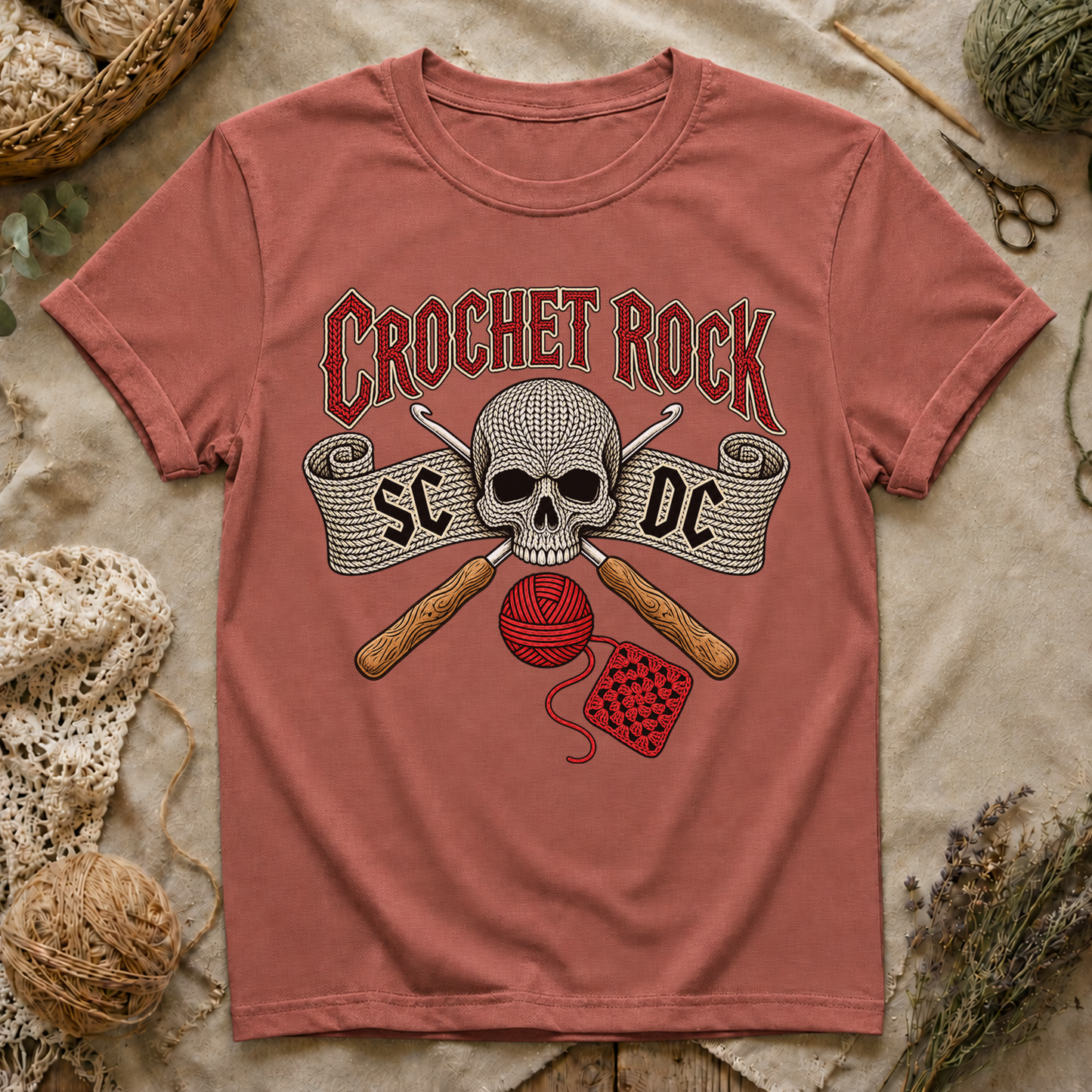 Crochet Rock T-Shirt