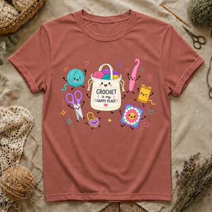 Crochet Is My Happy Place T-Shirt