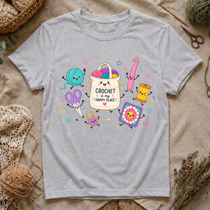 Crochet Is My Happy Place T-Shirt