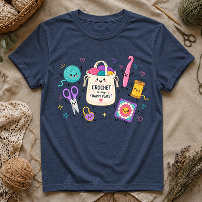 Crochet Is My Happy Place T-Shirt