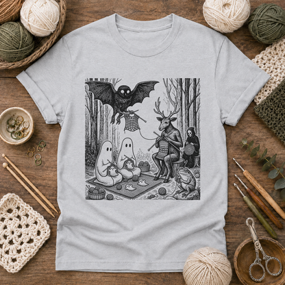 Halloween Picnic Graphic T Shirt
