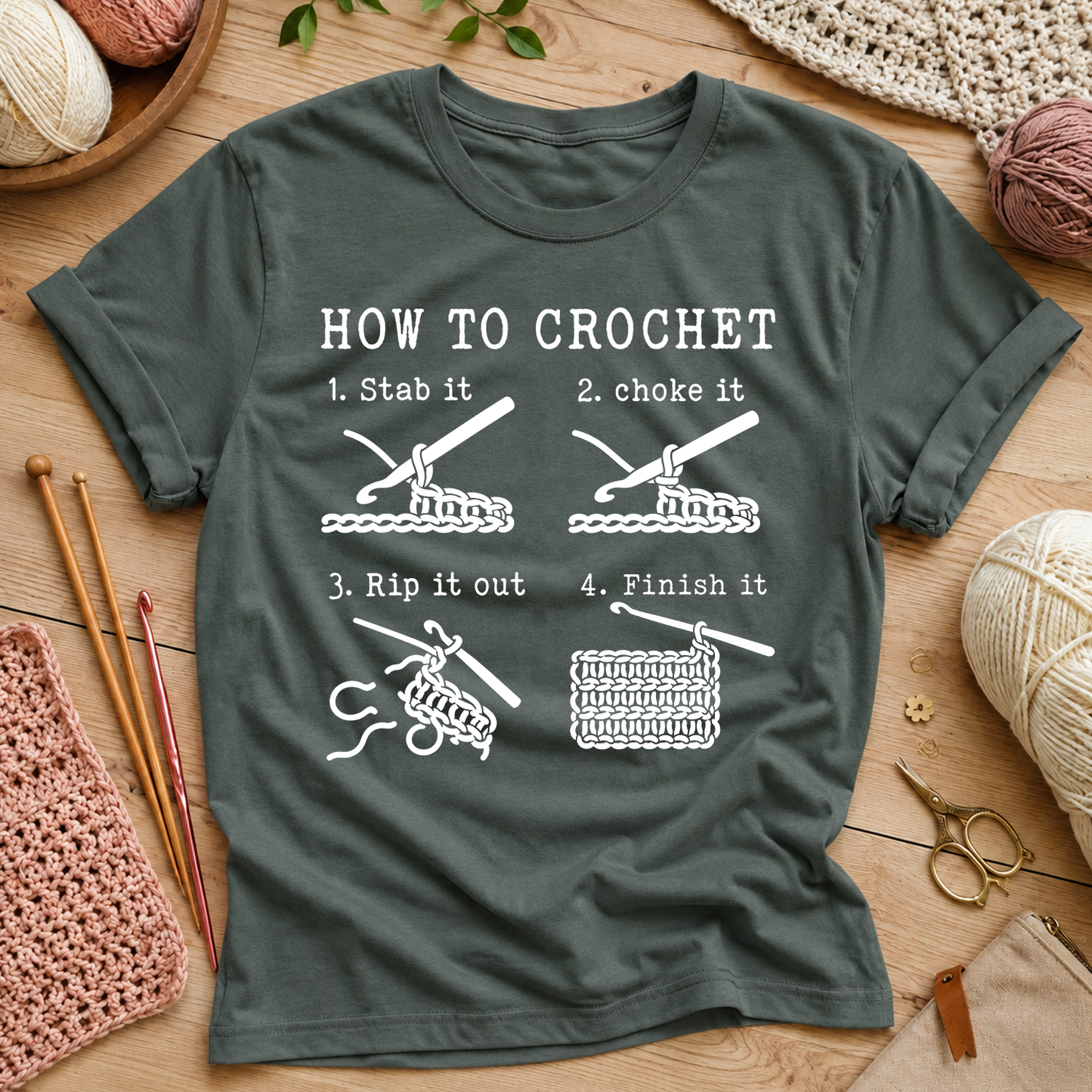How to Crochet T-Shirt