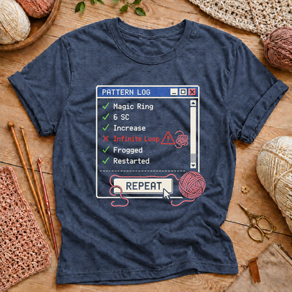 Crochet Pattern Log T-Shirt