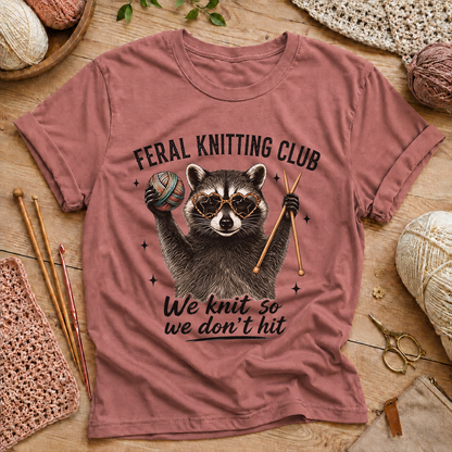 Feral Knitting Club T-Shirt