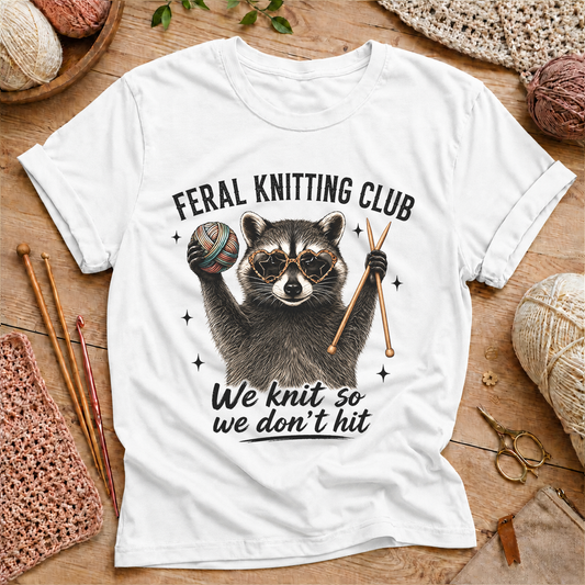Feral Knitting Club T-Shirt