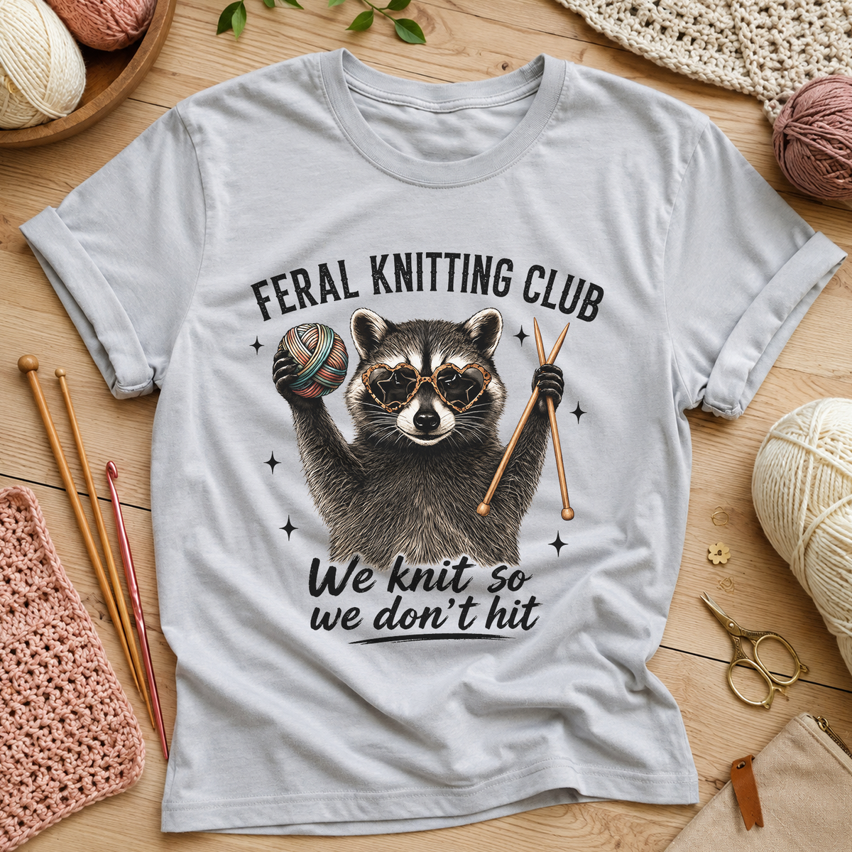 Feral Knitting Club T-Shirt