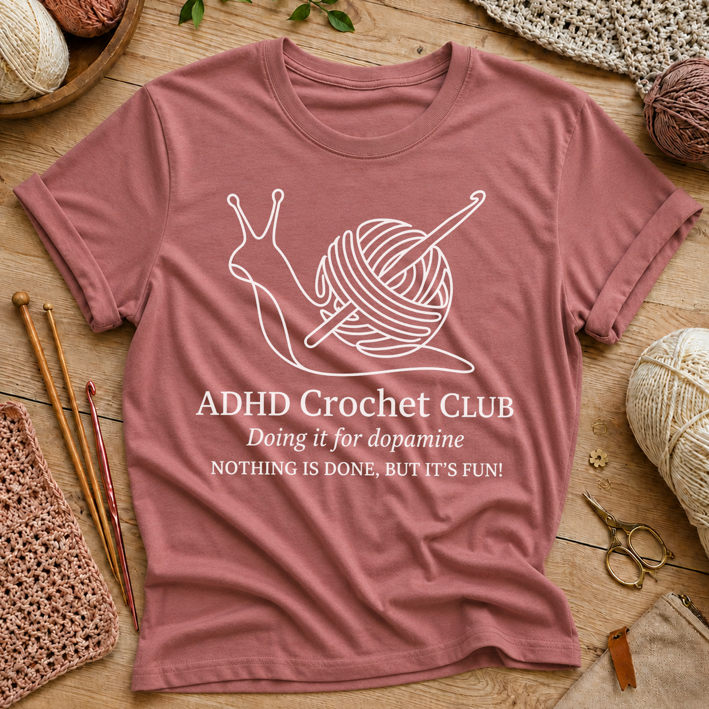 ADHD Crochet Club T‑Shirt