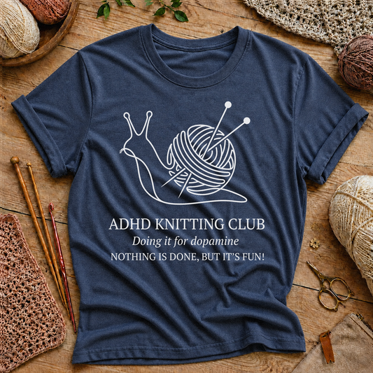 ADHD Knitting Club T-Shirt