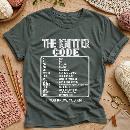 The Knitter Code T‑Shirt