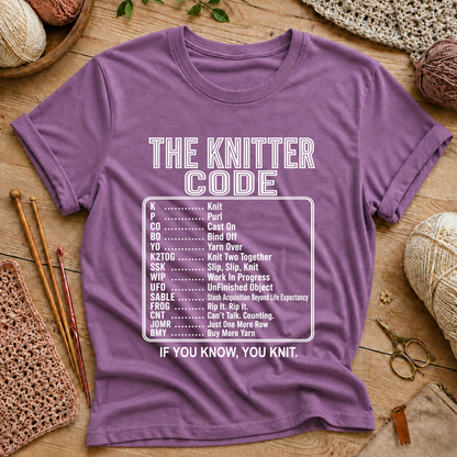 The Knitter Code T‑Shirt
