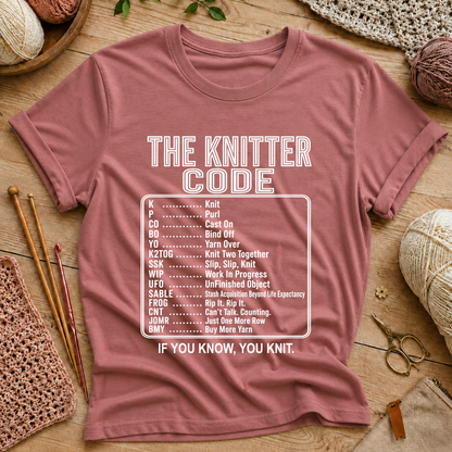 The Knitter Code T‑Shirt