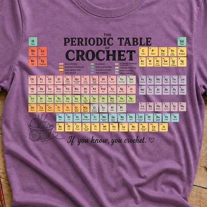 Periodic Table of Crochet T‑Shirt