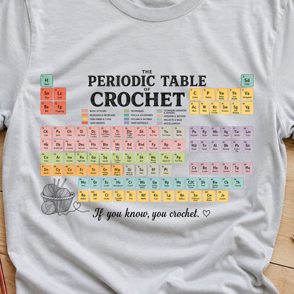Periodic Table of Crochet T‑Shirt