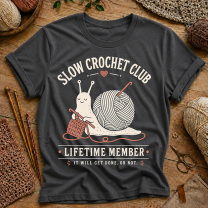 Slow Crochet Club T‑Shirt