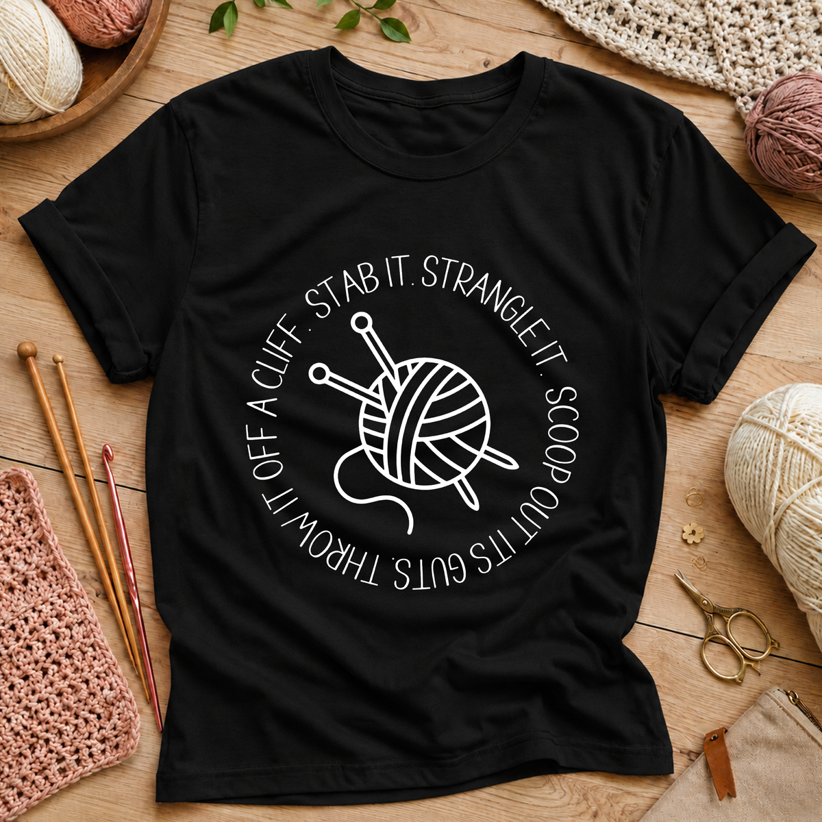 Knitting Humor T-Shirt