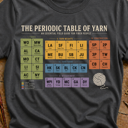 The Periodic Table of Yarn T‑Shirt