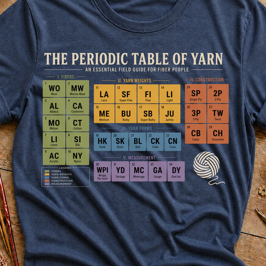 The Periodic Table of Yarn T‑Shirt