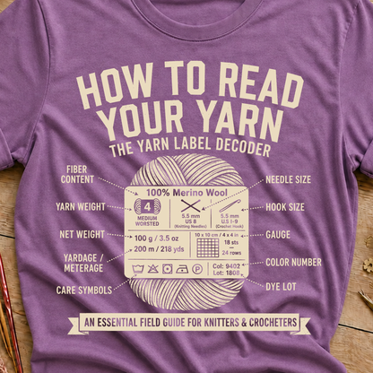 How to Read Your Yarn T‑Shirt