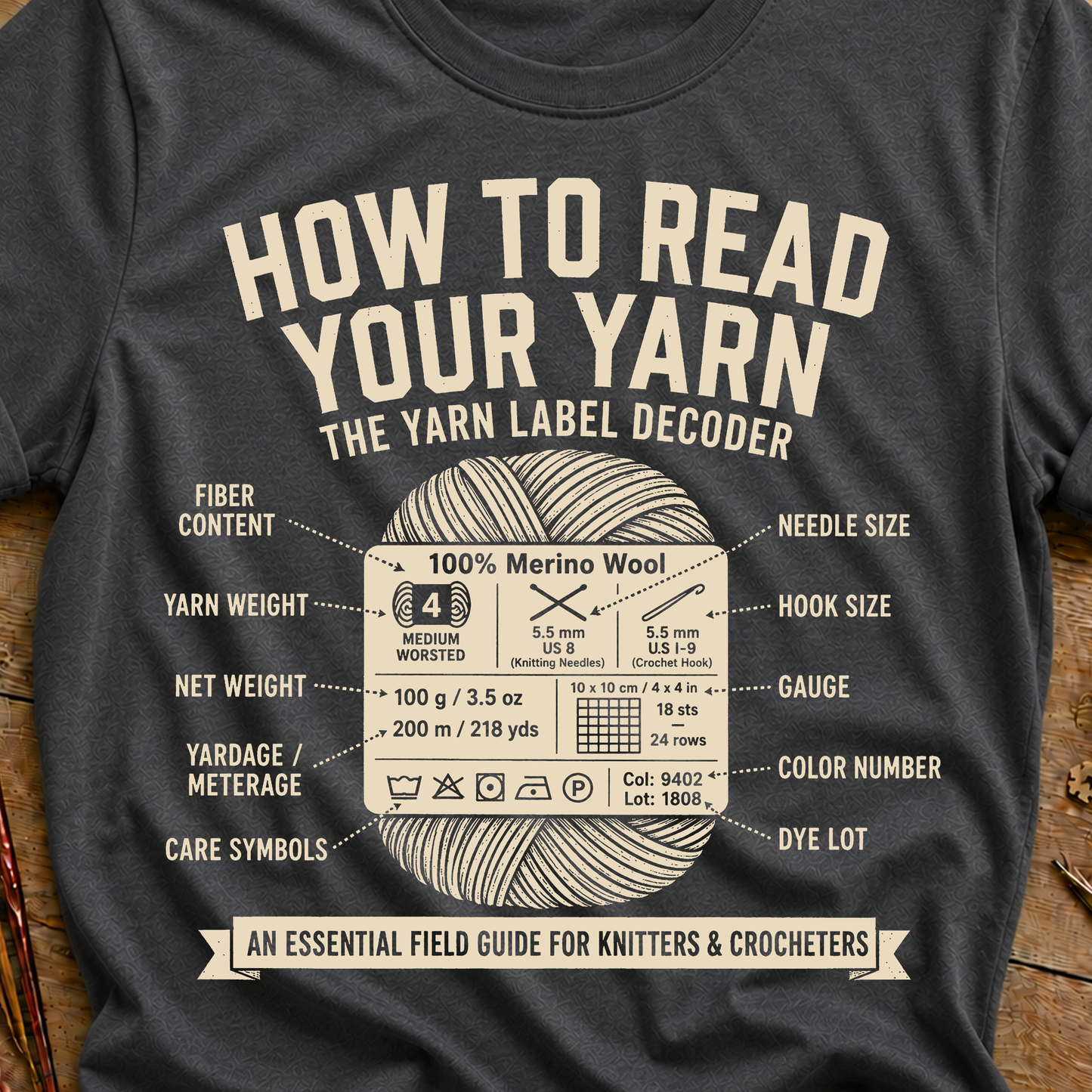 How to Read Your Yarn T‑Shirt
