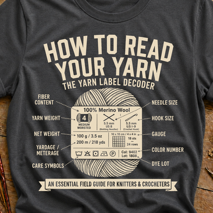 How to Read Your Yarn T‑Shirt
